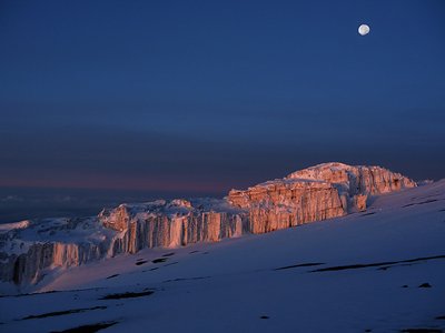 Glacier sunrise