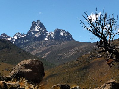 Mt Kenya - Day 2 towards Shipton Camp